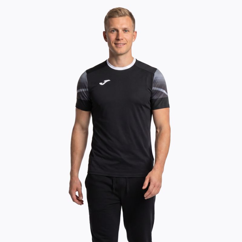 Vyriški bėgimo marškinėliai Joma Elite XI black/anthracite 2