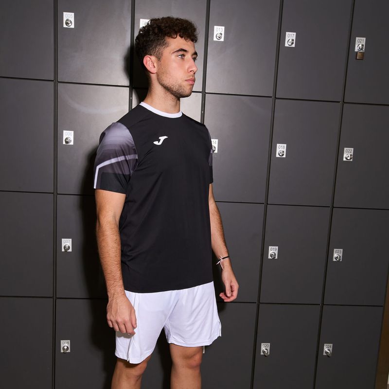 Vyriški bėgimo marškinėliai Joma Elite XI black/anthracite 4