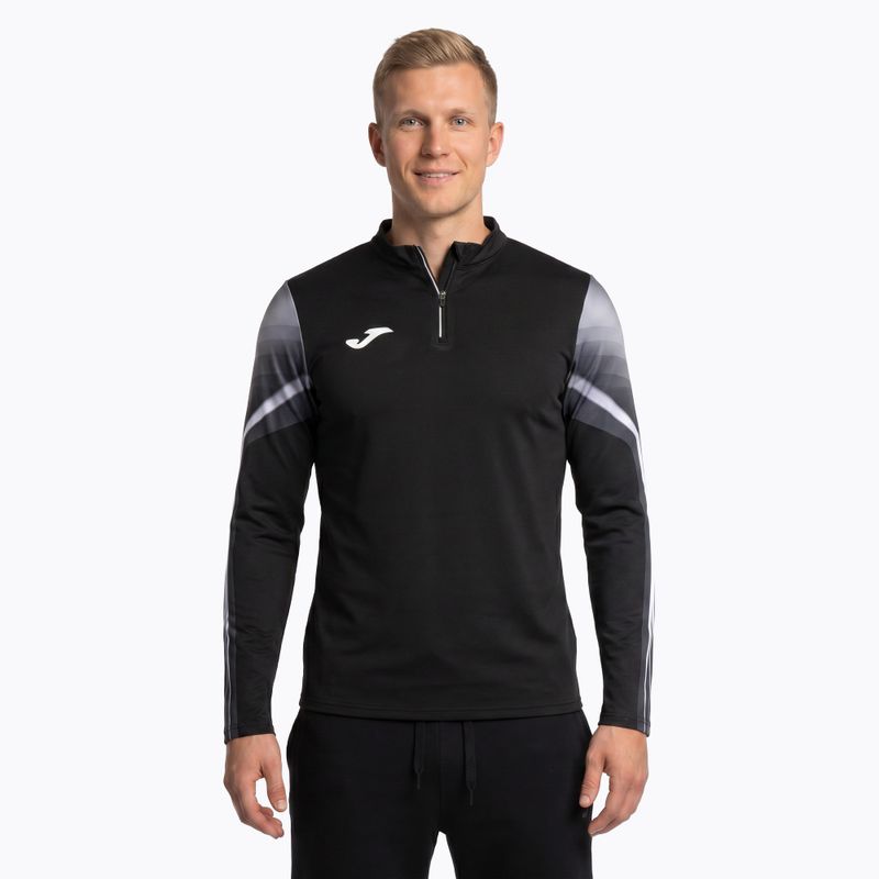 Vyriškas bėgimo džemperis Joma Elite XI juoda/anglies spalva