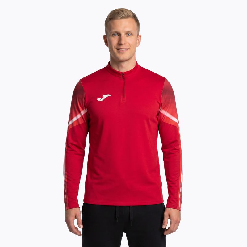 Vyriškas bėgimo džemperis Joma Elite XI raudonas/baltas
