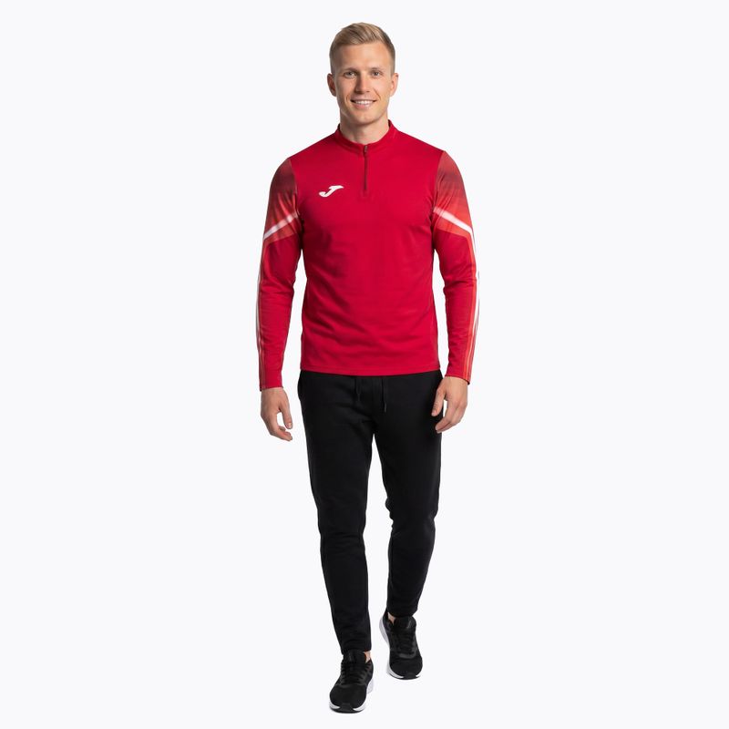 Vyriškas bėgimo džemperis Joma Elite XI raudonas/baltas 2