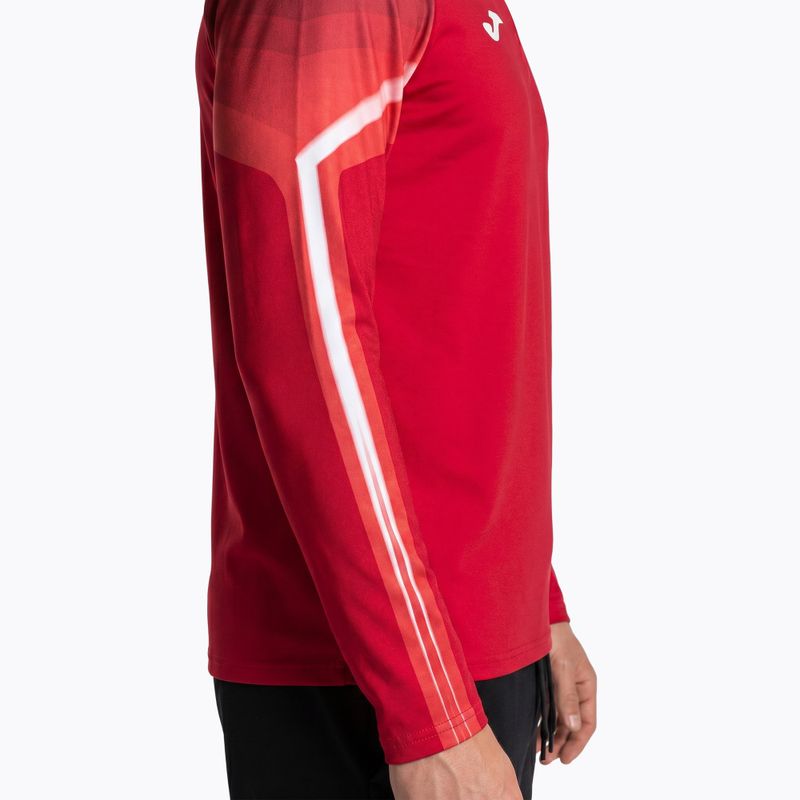 Vyriškas bėgimo džemperis Joma Elite XI raudonas/baltas 3