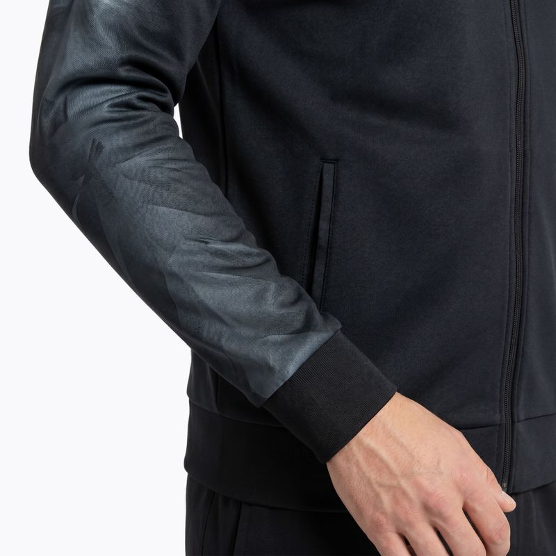 Vyriškas bėgimo džemperis Joma Elite XI Full Zip juoda/anglies spalva 3