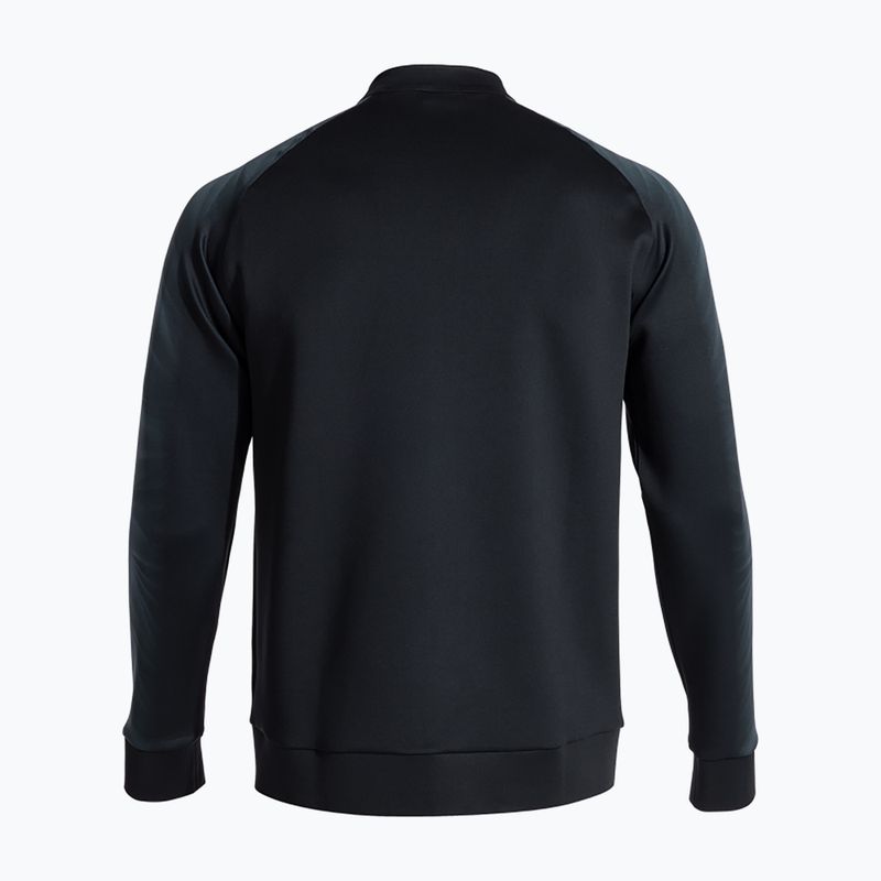 Vyriškas bėgimo džemperis Joma Elite XI Full Zip juoda/anglies spalva 2