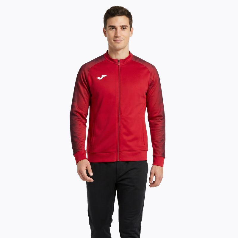 Vyriškas bėgimo džemperis Joma Elite XI Full Zip red 2