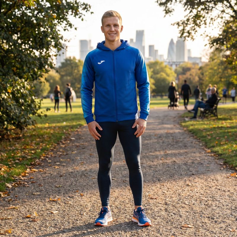 Vyriškas bėgimo džemperis Joma Elite XI Hoodie royal 11