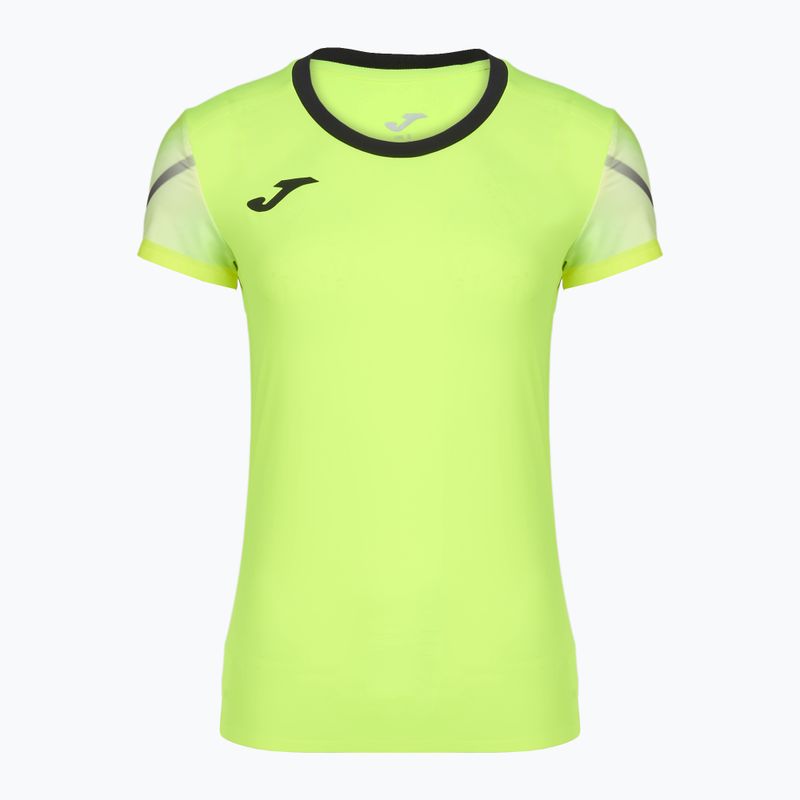 Moteriški bėgimo marškinėliai Joma Elite XI fluorinė geltona/juoda
