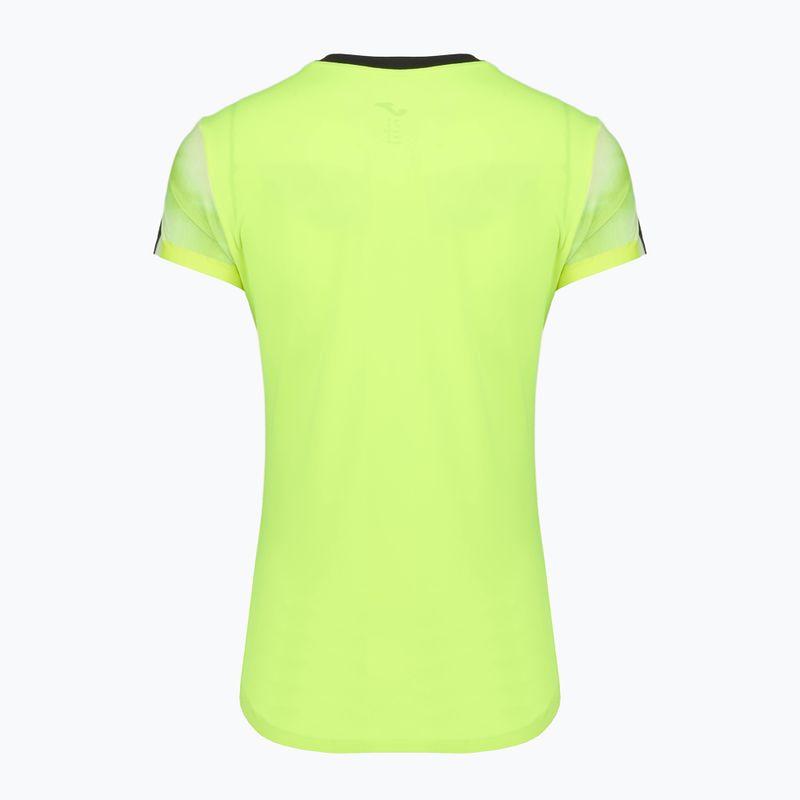 Moteriški bėgimo marškinėliai Joma Elite XI fluorinė geltona/juoda 2