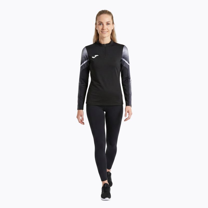 Moteriškas bėgimo džemperis Joma Elite XI black/anthracite 2