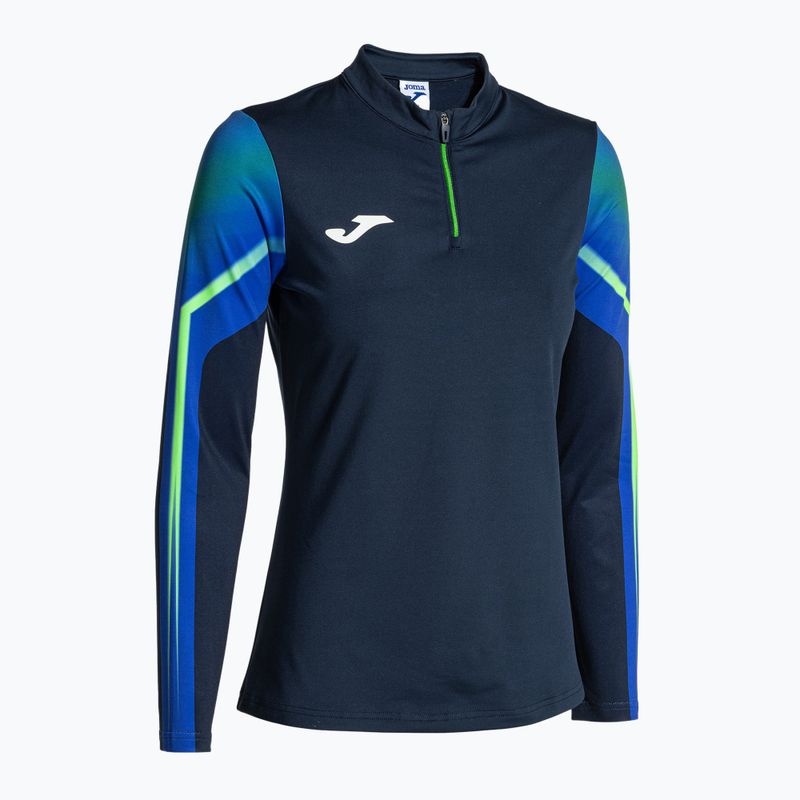 Moteriškas bėgimo džemperis Joma Elite XI navy/fluor green 3