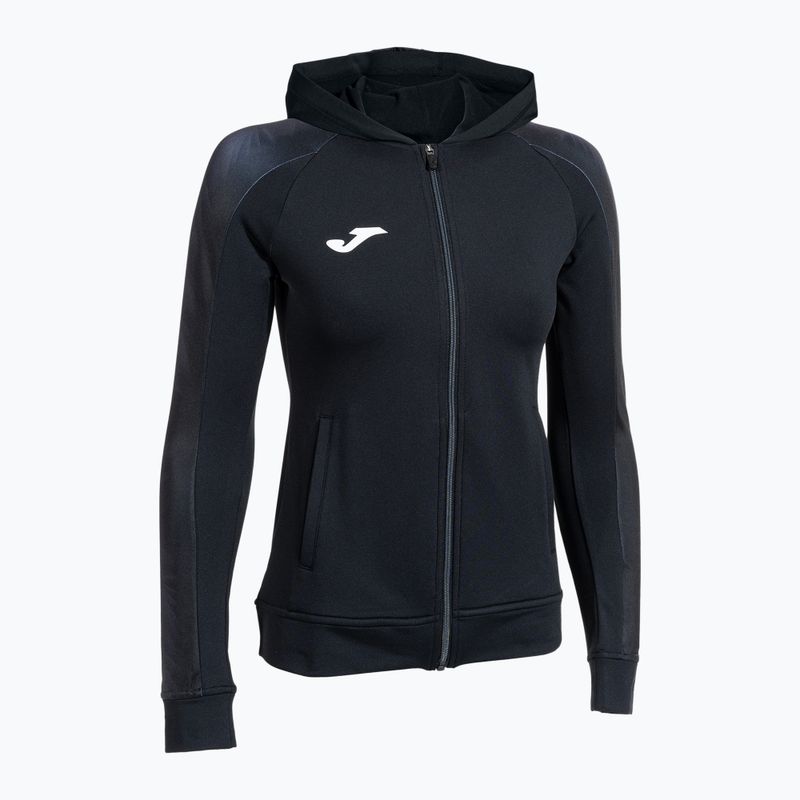 Moteriškas bėgimo džemperis Joma Elite XI Hoodie black/anthracite 3