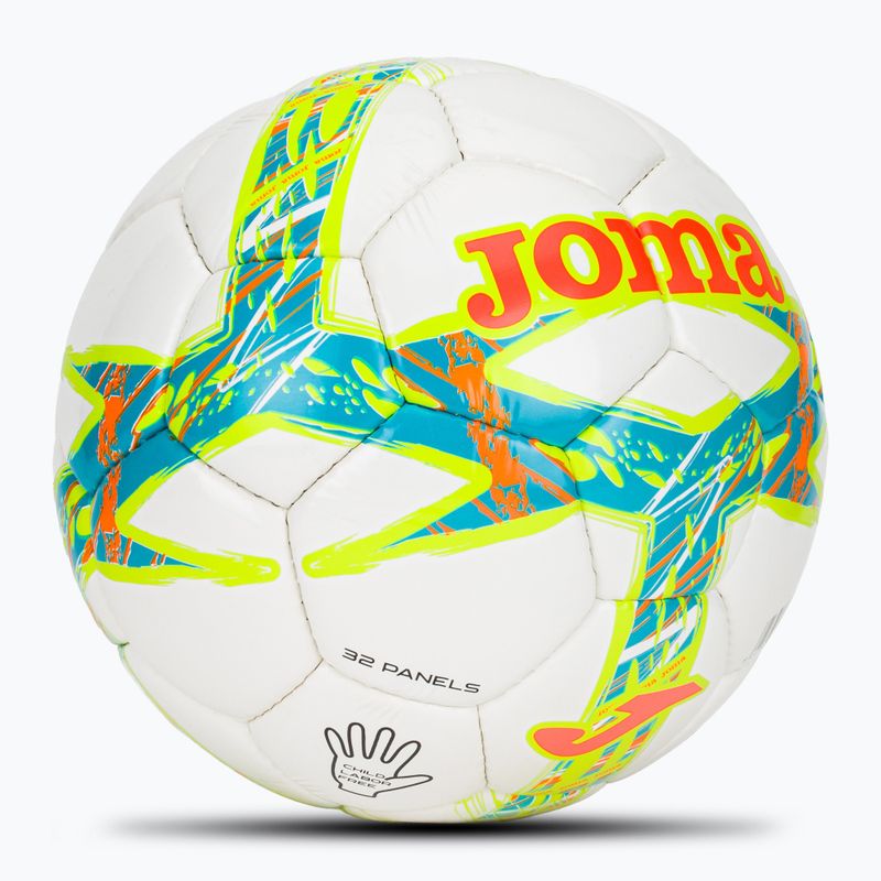 Futbolo kamuolys Joma Dali III flour turquoise / flour coral dydis 5 fluor turquoise / fluor coral 2