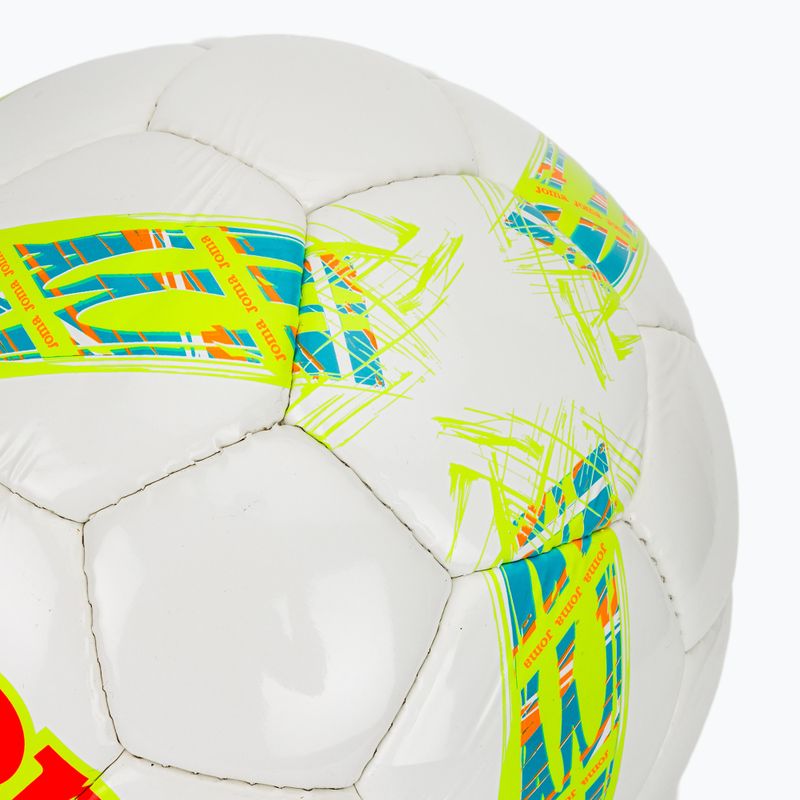 Futbolo kamuolys Joma Dali III flour turquoise / flour coral dydis 5 fluor turquoise / fluor coral 4