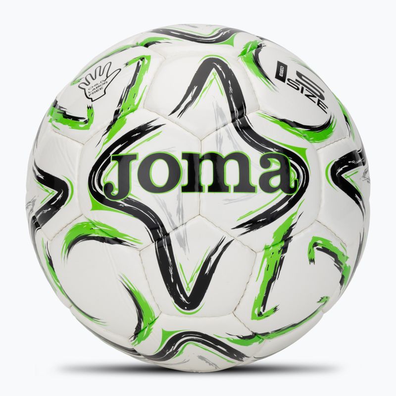Futbolo kamuolys Joma Egeo II black/fluor green dydis 5