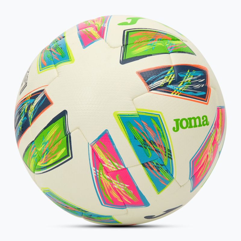 Futbolo kamuolys Joma Dinamic IV fluor green/navy dydis 5 2