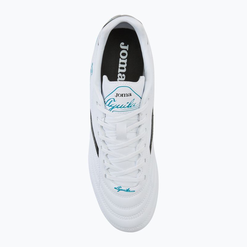 Vyriški futbolo batai Joma Aguila AG white/black 5