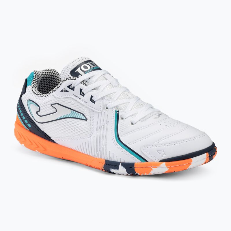 Vyriški futbolo bateliai Joma Dribling IN white/orange