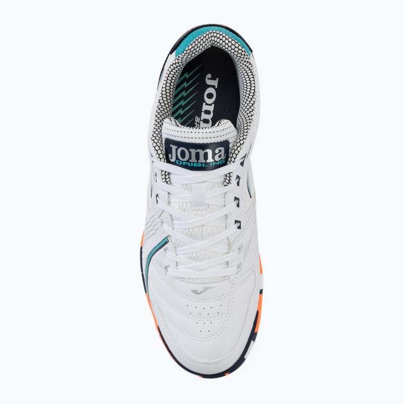 Vyriški futbolo bateliai Joma Dribling IN white/orange 5