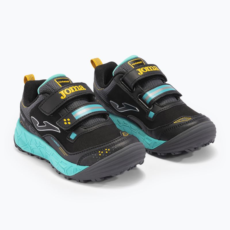 Vaikiški bėgimo batai Joma Adventure black/turquoise 9