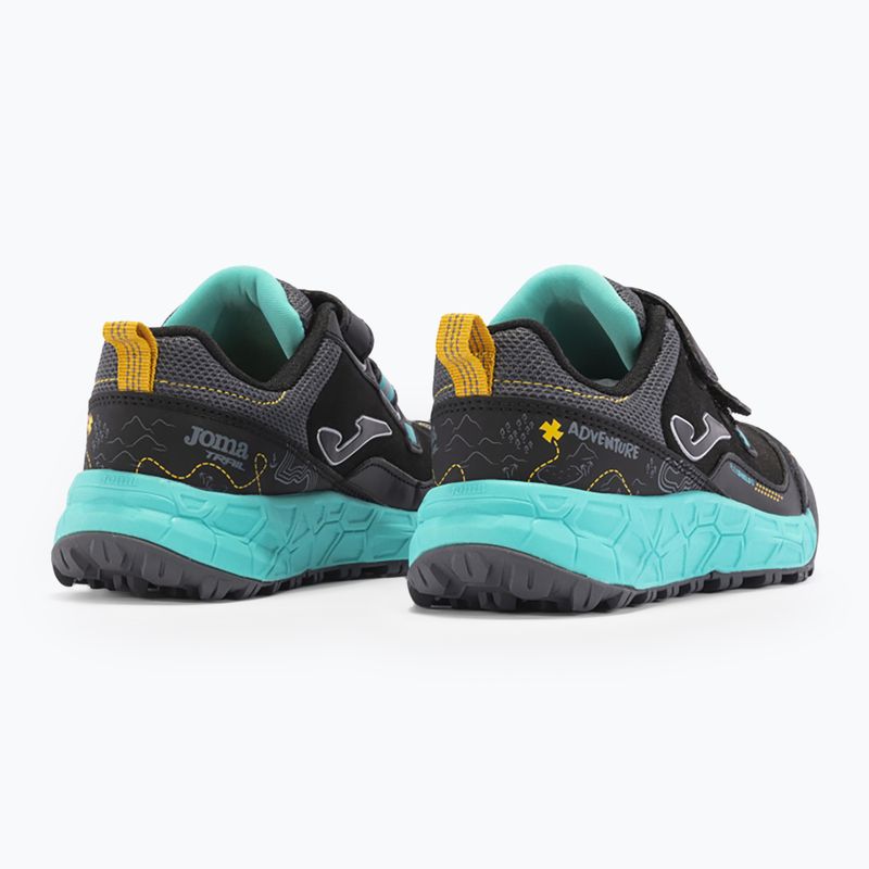 Vaikiški bėgimo batai Joma Adventure black/turquoise 10