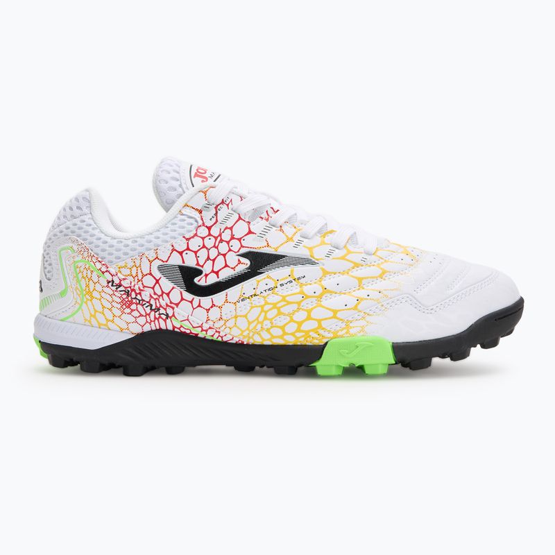 Vyriški futbolo batai Joma Maxima TF white/yellow 2