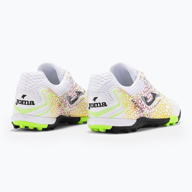 Vyriški futbolo batai Joma Maxima TF white/yellow 10