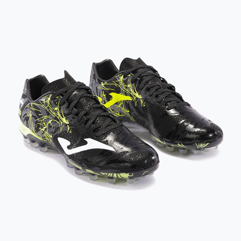 Vyriški futbolo batai Supercopa AG black/lemon fluor 9