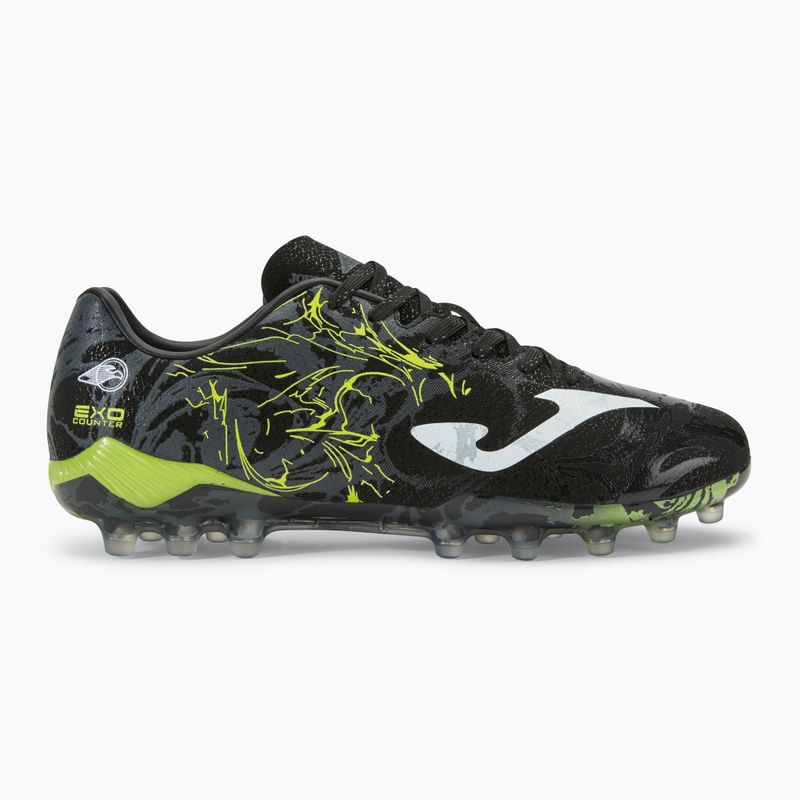 Vyriški futbolo batai Supercopa AG black/lemon fluor 2