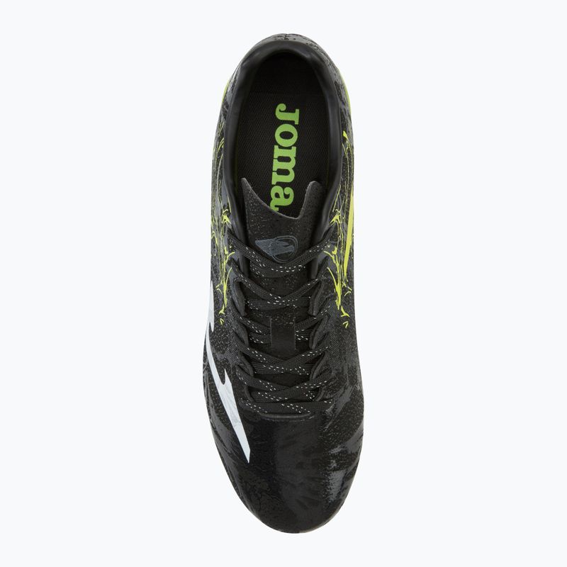 Vyriški futbolo batai Supercopa AG black/lemon fluor 5