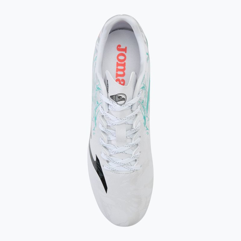 Vyriški futbolo batai Joma Supercopa FG white/turquoise 5