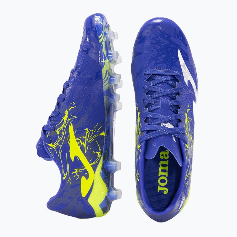 Vyriški futbolo batai Joma Supercopa FG royal/lemon fluor 4