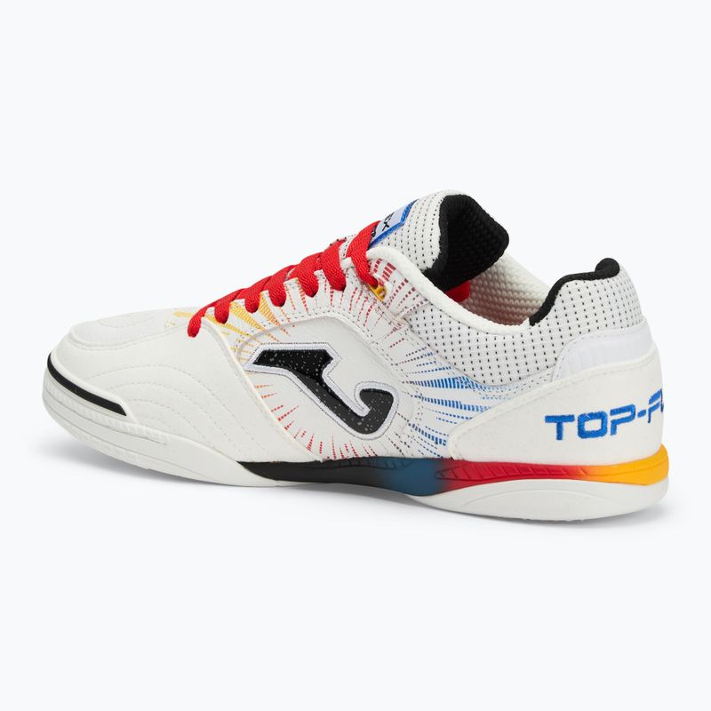 Vyriški futbolo batai Joma Top Flex IN white/red 3