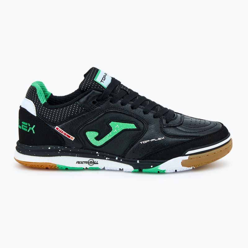 Vyriški futbolo batai Joma Top Flex Rebound IN black/green 2