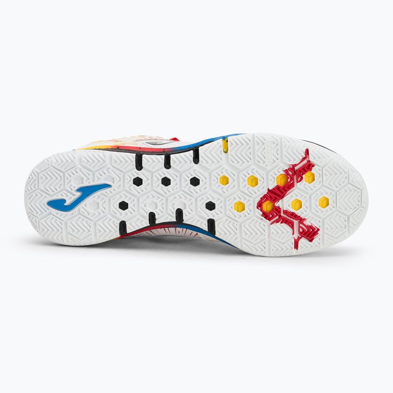 Vyriški futbolo batai Joma Top Flex Rebound IN white/red 4