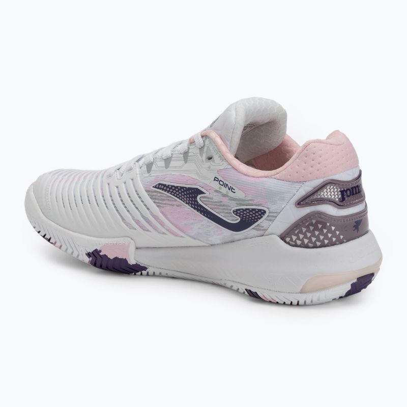 Moteriški teniso bateliai Joma Point Lady AC white/pink 3