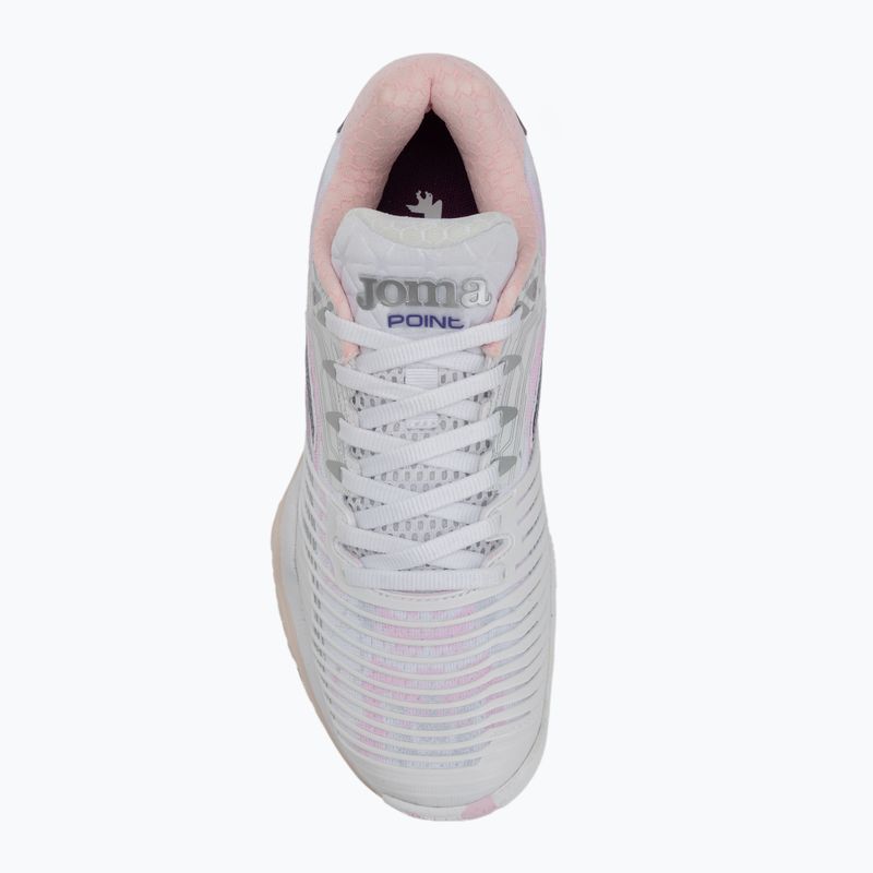 Moteriški teniso bateliai Joma Point Lady AC white/pink 5