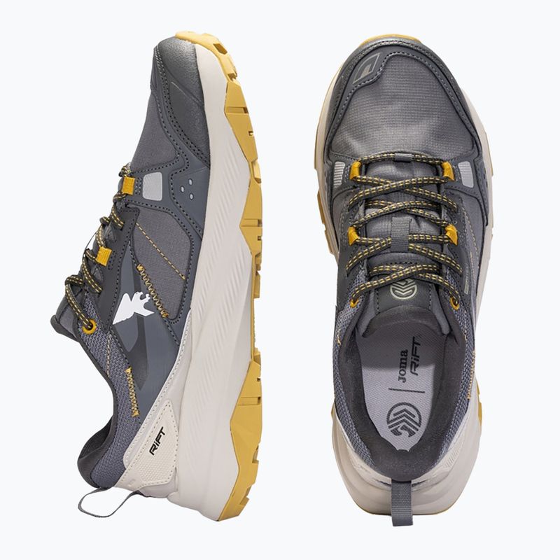 Vyriški bėgimo batai Joma Rift Aislatex light grey/mustard 11