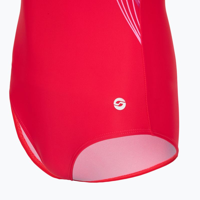 Vaikiškas vientisas maudymosi kostiumėlis RAS Borneo Classic Back coral 3