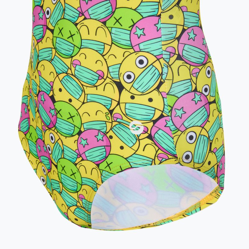 Vaikiškas vientisas maudymosi kostiumėlis RAS Face Classic Back multicolour 3