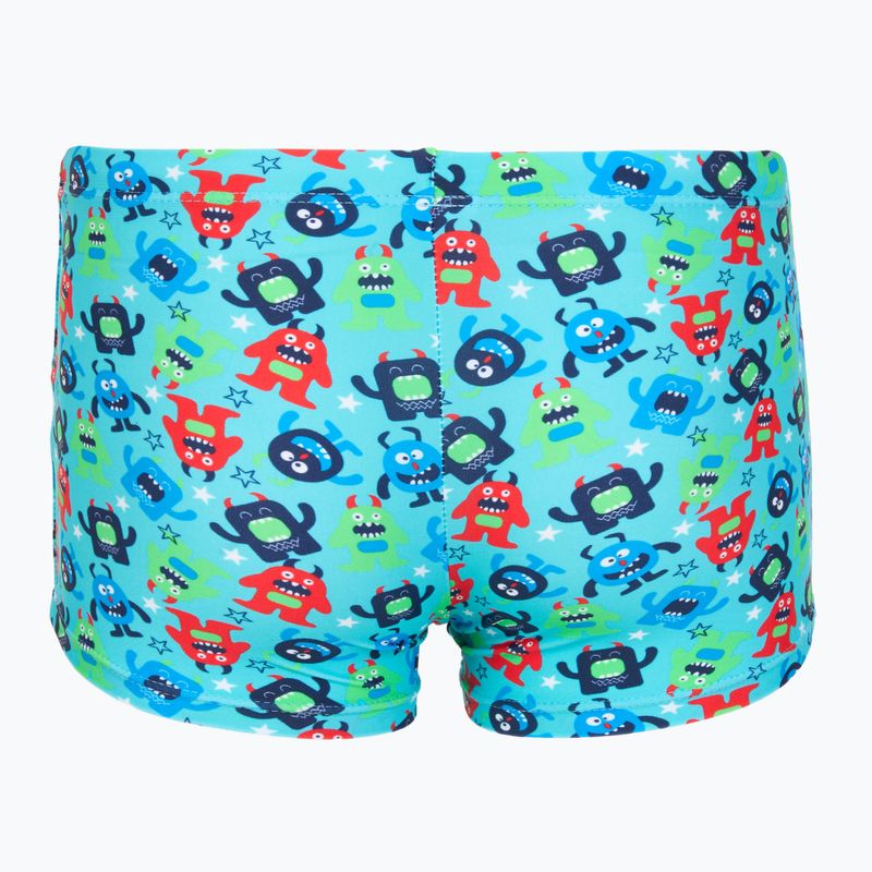 Vaikiškos maudymosi trumpikės RAS Monsters Trunks turquoise 2