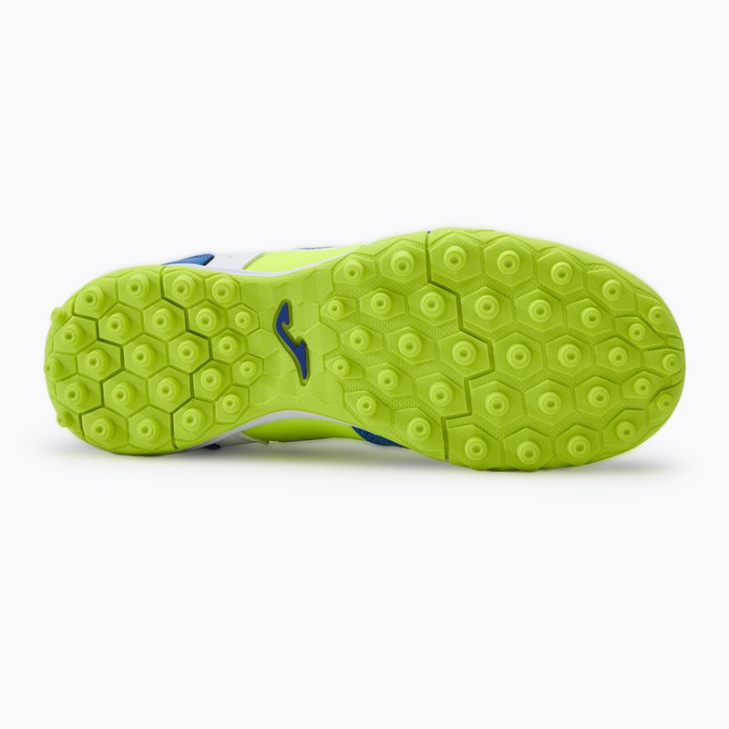 Vaikiški futbolo batai Joma Top Flex TF white/royal blue 4