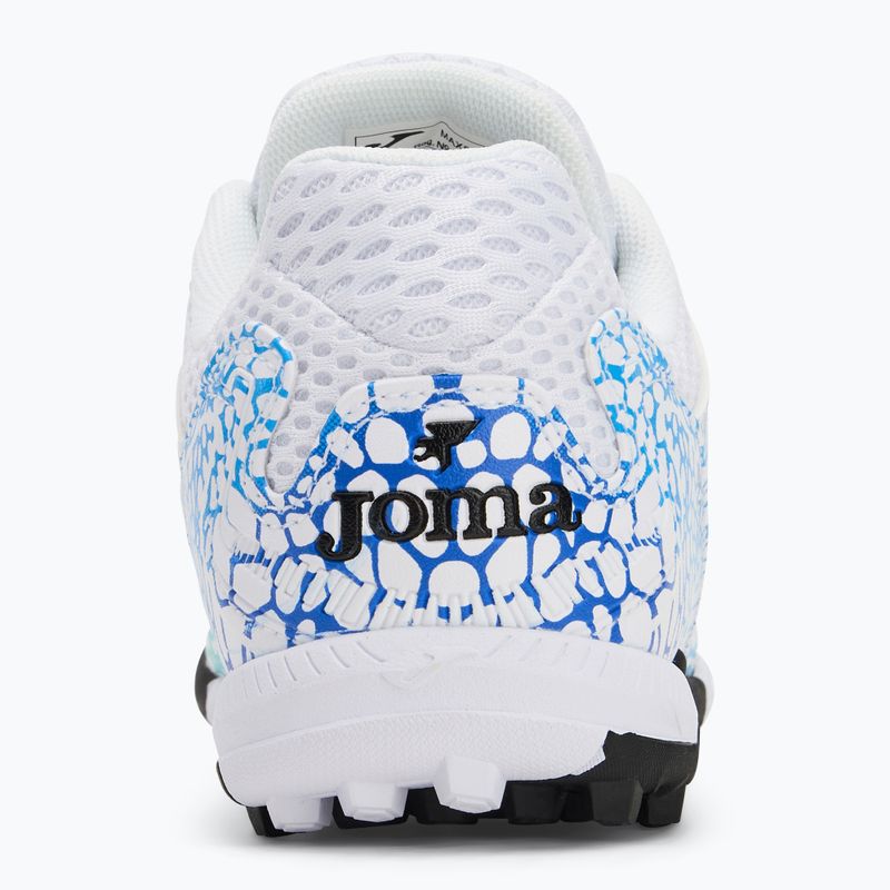 Vyriški futbolo batai Joma Maxima TF white/turquoise 6