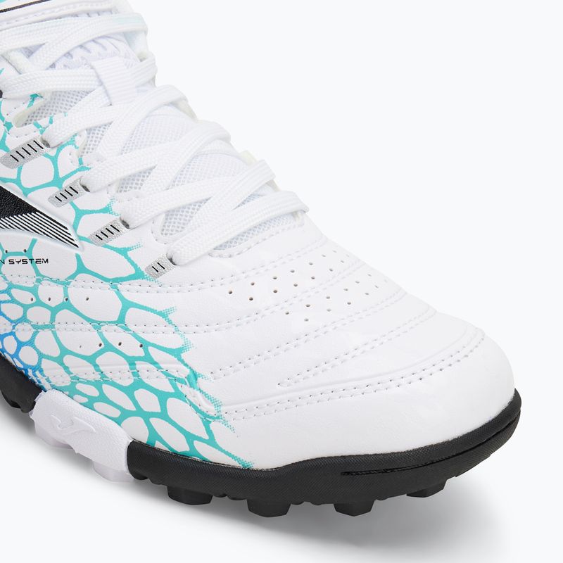 Vyriški futbolo batai Joma Maxima TF white/turquoise 7