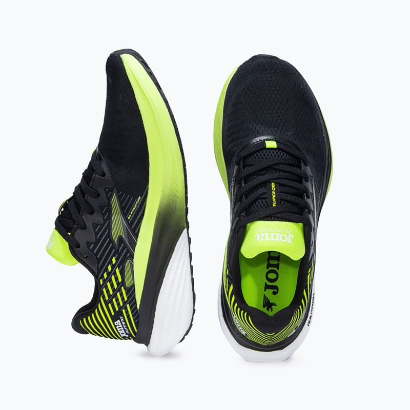 Vyriški "Joma Super Cross" bėgimo bateliai black/lemon 4