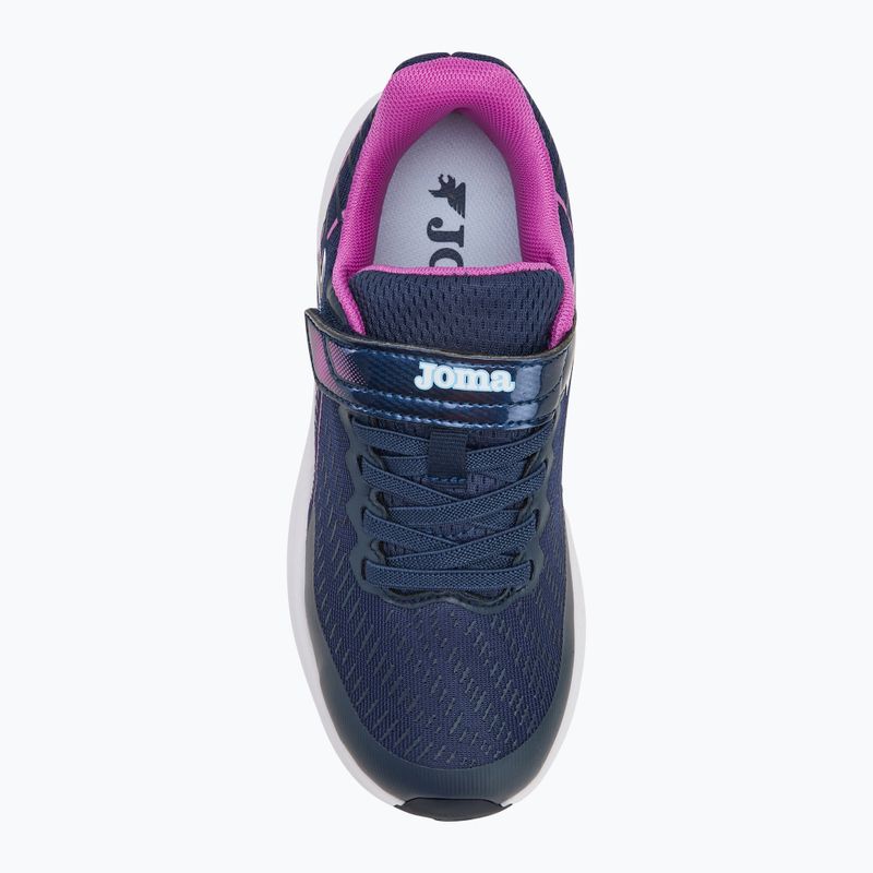 Vaikiški bėgimo batai Joma Super Cross navy/ fuchsia 5