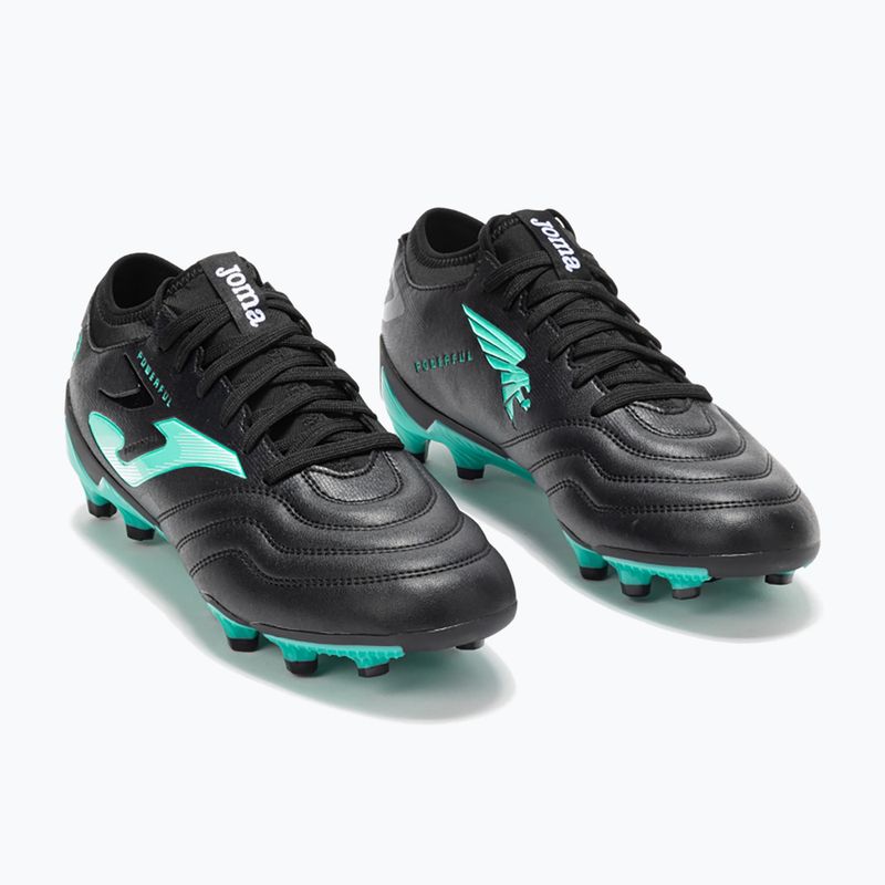 Vyriški futbolo batai Joma Powerful FG black turquoise 9