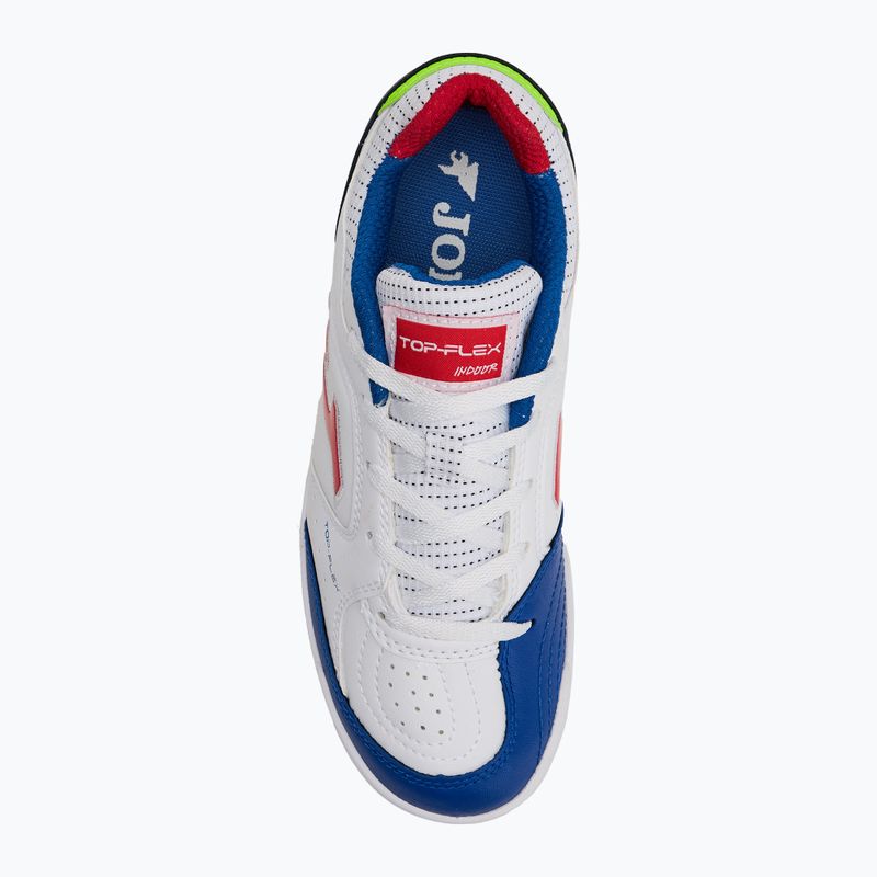 Vaikiški futbolo batai Joma Top Flex Jr IN white 5