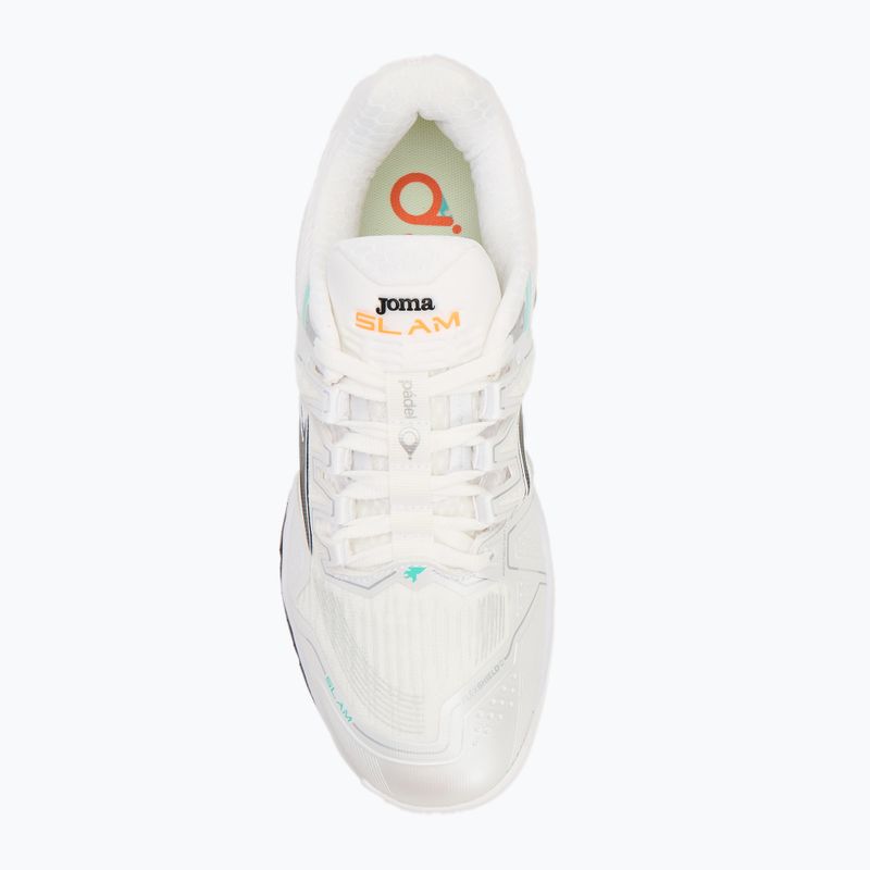 Vyriški padelio bateliai Joma Slam OM white/ turquoise 5