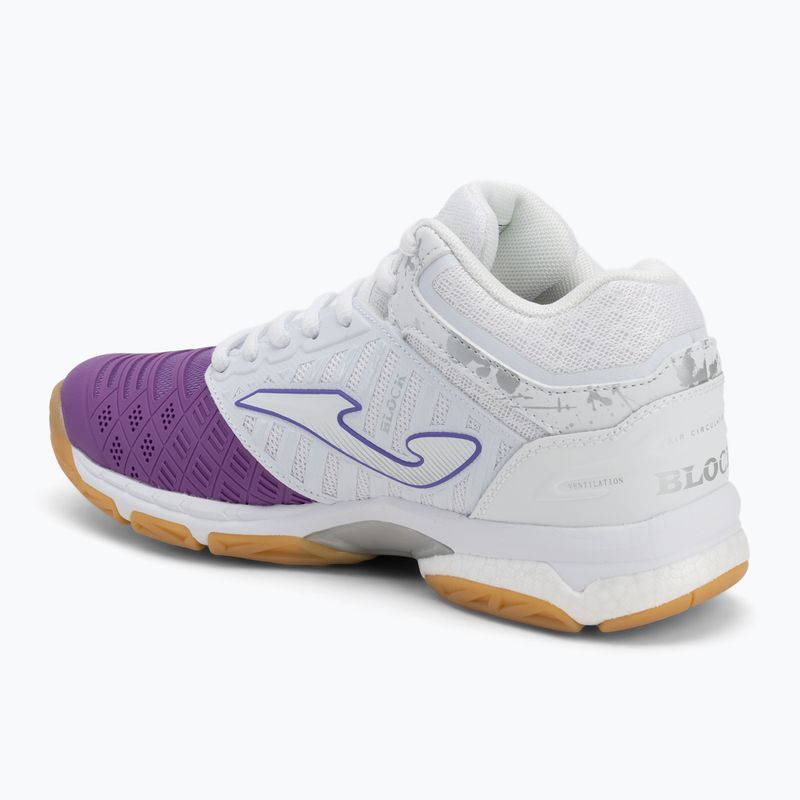 Moteriški tinklinio bateliai Joma V.Blok white/violet 3