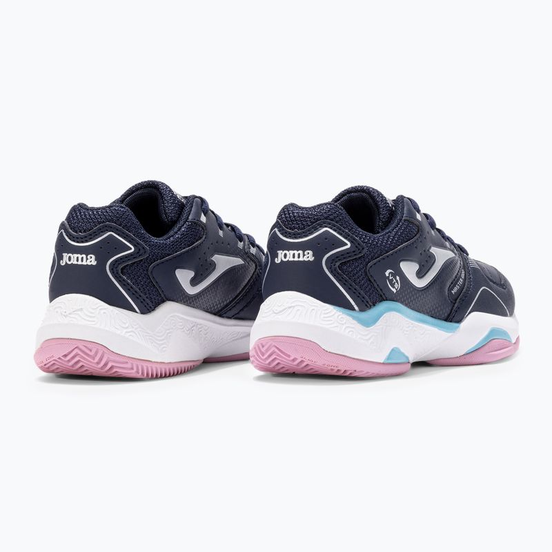 Vaikiški teniso batai Joma Master 1000 JR C navy blue/ pink 3